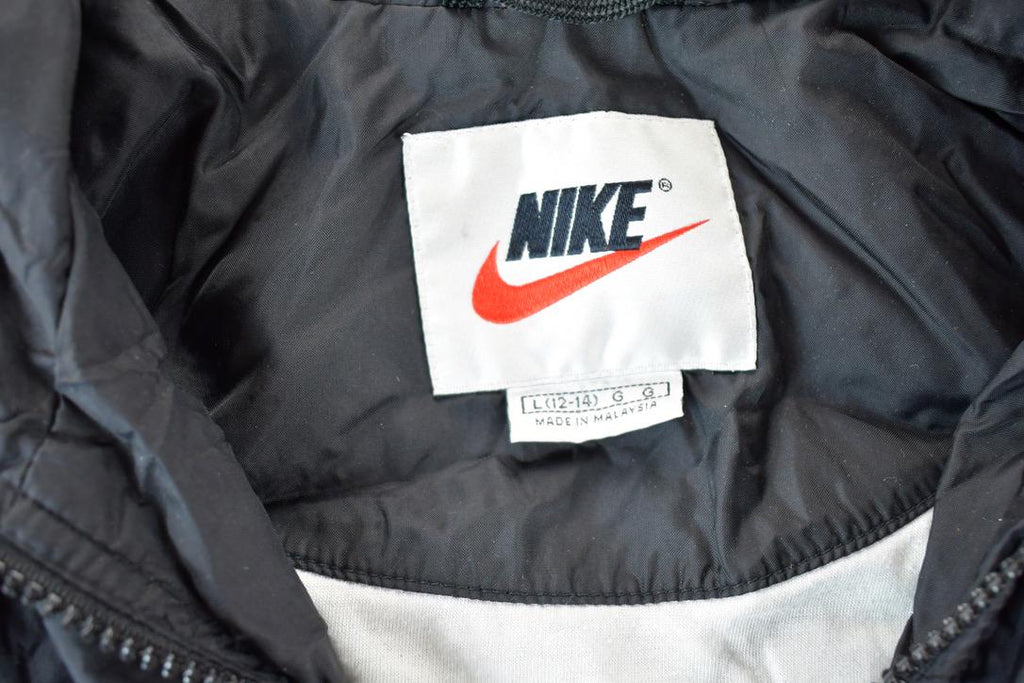 Vintage 1990s Youth Nike Mini Swoosh Track Warm Up Windbreaker Jacket