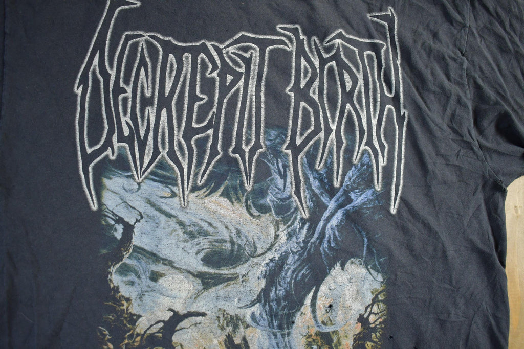 Vintage 2003 Decrepit Birth And Time Begins Band T-Shirt Men's Large