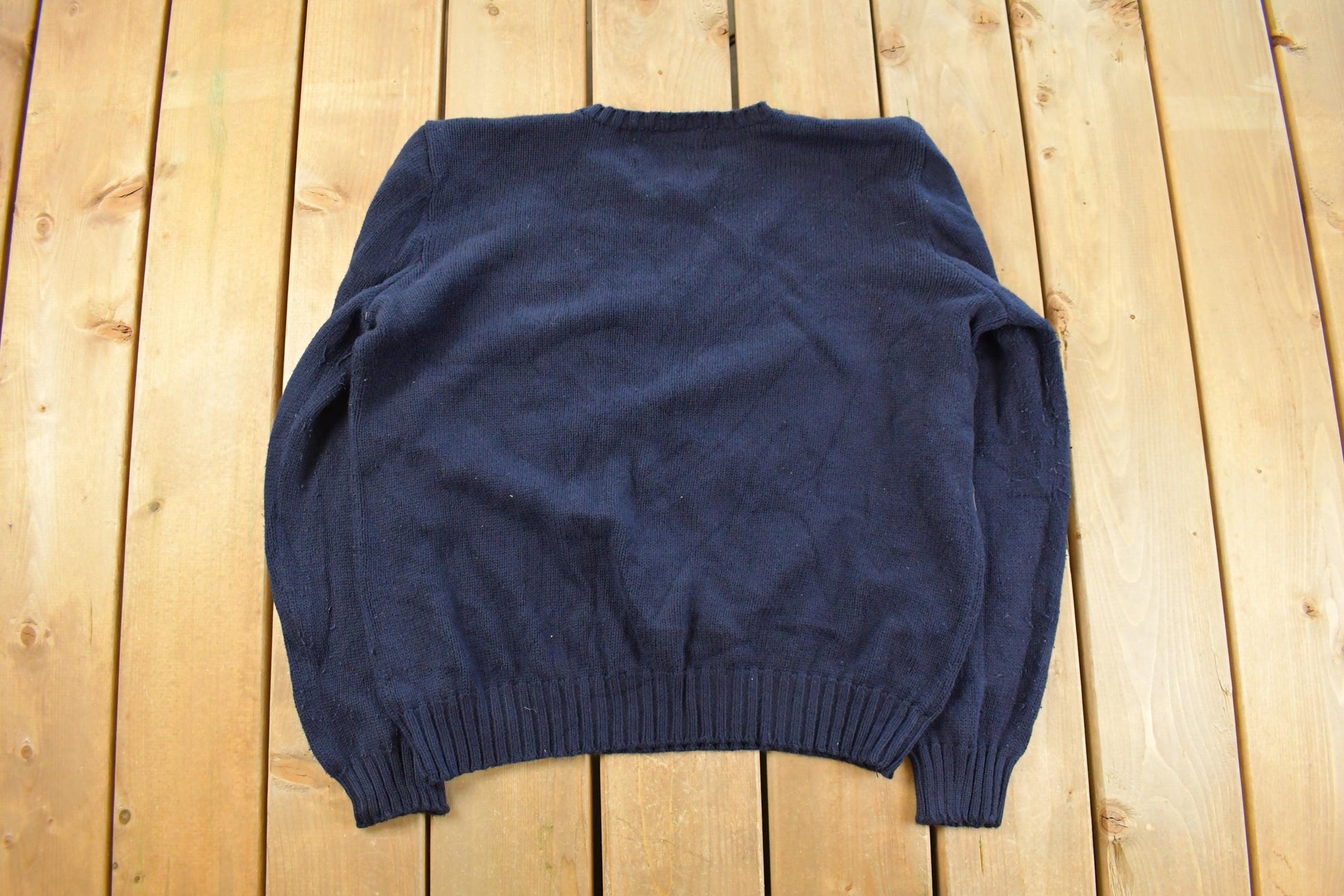 Vintage 1990s Polo Ralph Lauren Knit Crewneck Sweater Men's Medium