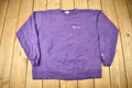 Vintage 1990s Champion Small Logo Purple Sweatshirt