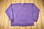 Vintage 1990s Champion Small Logo Purple Sweatshirt