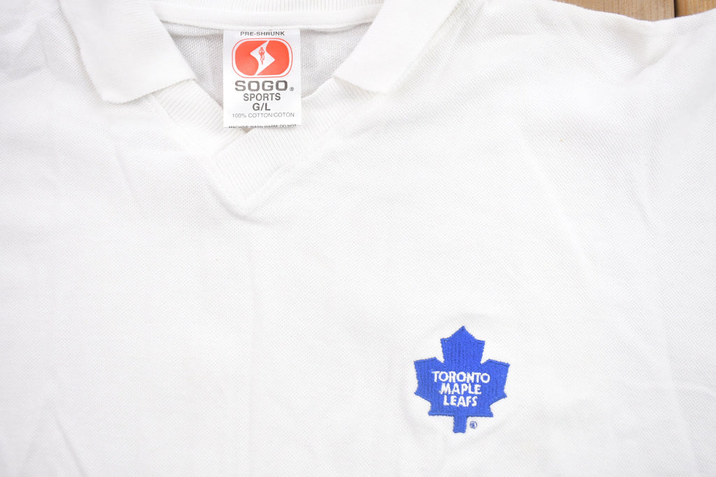 Vintage 1990s Toronto Maple Leafs Collared T-Shirt