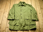 Vintage 1990s Military Button Up Overcoat
