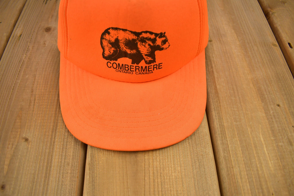 Vintage 1990s Combermere Ontario Canada Snap Back Hat