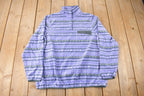 Vintage 1990s JACHS All Over Print T-Snap Fleece Sweater Size XL Women's