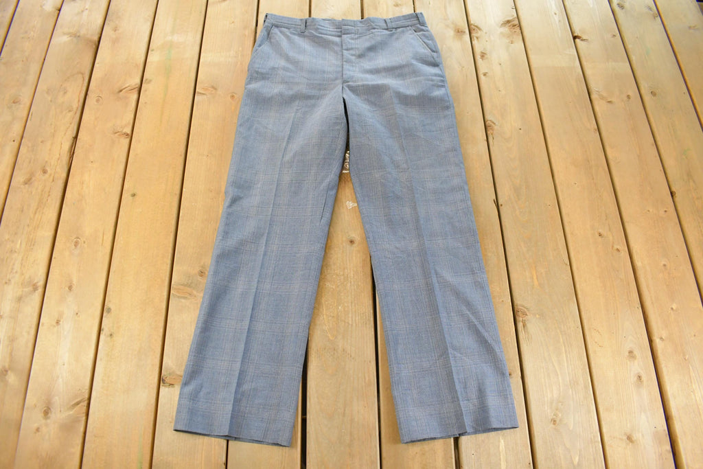 Vintage 1970s Preppy Dress Pants Trousers Men's 34 x 30