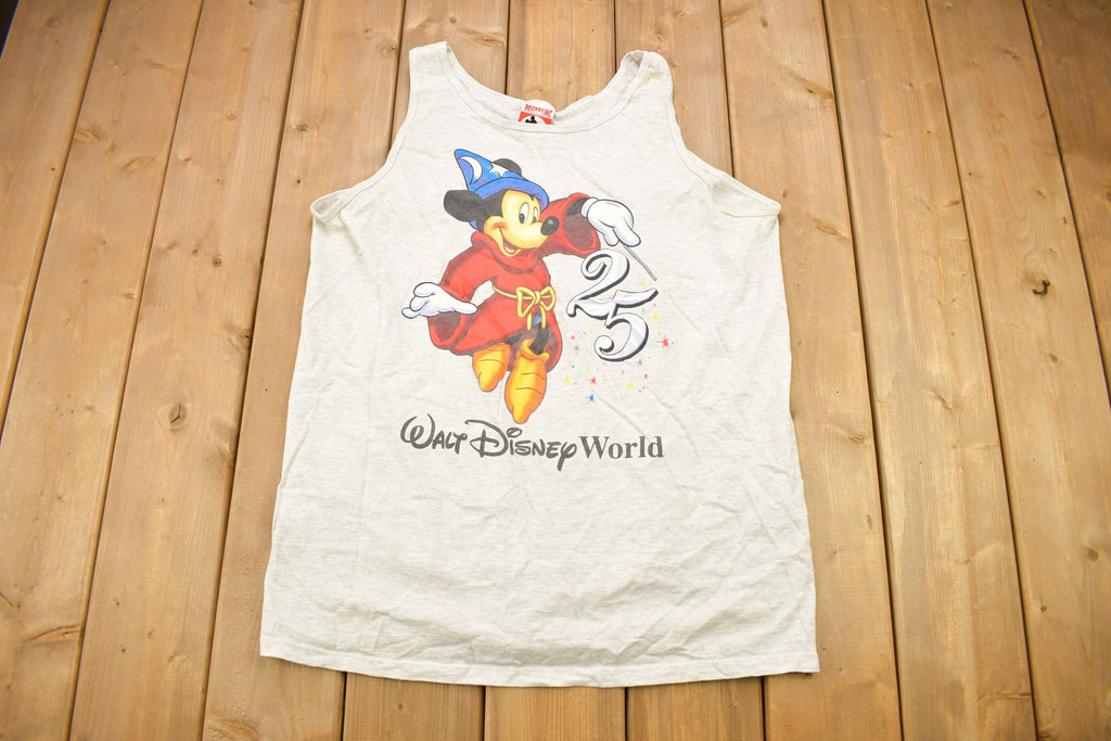 Vintage 1990s Walt Disney World 25th Anniversary Tank Top Shirt