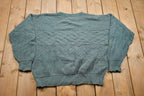 Vintage 1990s Barrel 2 3D Cable Knit Crewneck Sweater