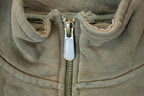 Vintage Distressed Carhartt Quarter Zip Mock Neck Sweatshirt