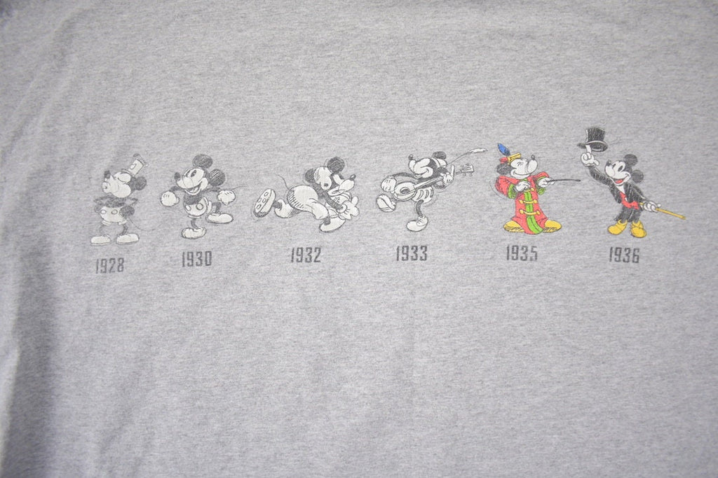 Vintage 2000s Mickey Mouse Evolution T-Shirt