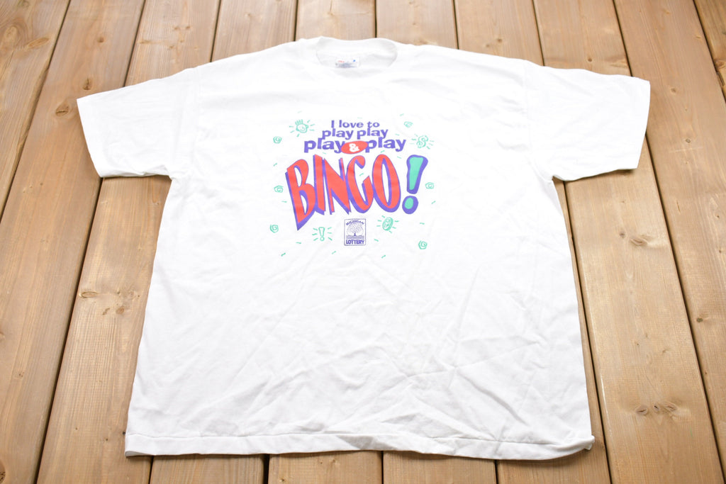 Vintage 1990s Bingo Graphic T-Shirt