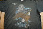 Vintage 1990s Victoria B.C Canada Souvenir Travel T Shirt Made In Canada