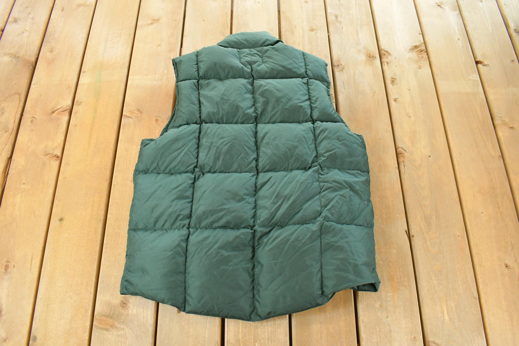 Vintage 1990s Lands' End Down Puffer Vest Jacket Women's M