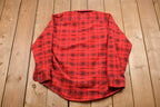 Vintage 1990s Plaid Flannel Button Up Shirt