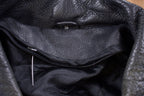 Vintage 1990s Leather Fringe Biker Jacket