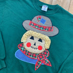 Vintage 90's Scare Crow Embroidered Crewneck