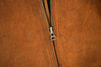 Vintage 1950s Suede Leather Bomber Jacket Adult Small