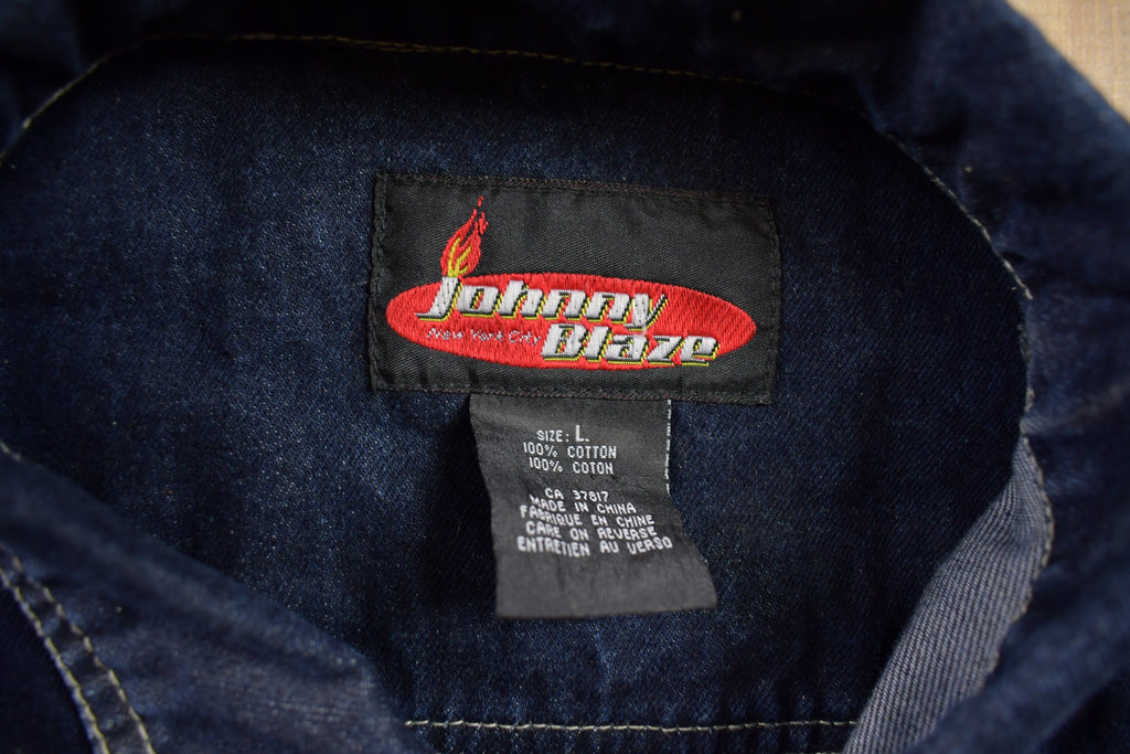 Vintage 1990s Johnny Blaze Denim Jean Jacket
