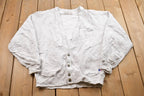 Vintage 1990s LL Bean Russel Athletic Cardigan Sweater