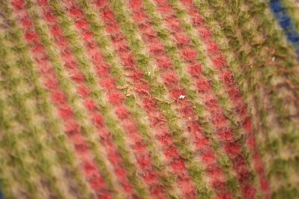 Vintage 1990s Bizzit Collection Striped Cozy Zip Up Long Sleeve Sweater