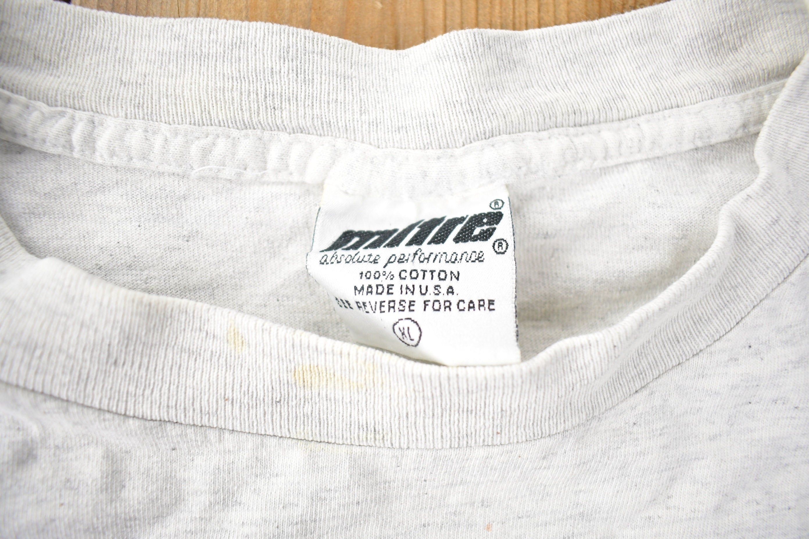 Vintage 1990s Mitre Soccer Distressed Souvenir T Shirt Made In USA Size XL