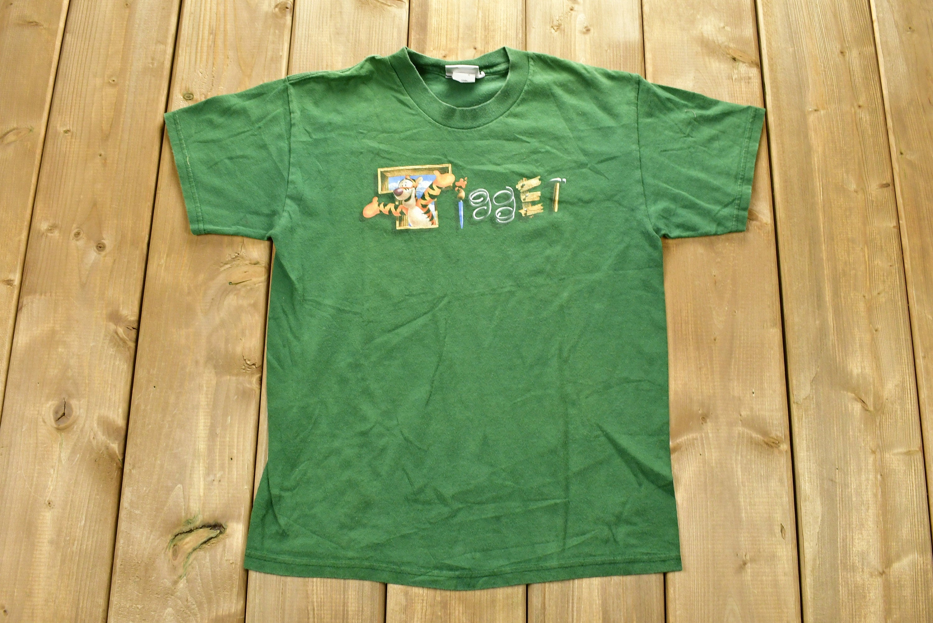 Vintage 1990's Tigger Disney Graphic Cartoon Youth T-Shirt