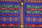 Vintage 1990s Donn Kenny Knitted Button Up Blazer Sweater