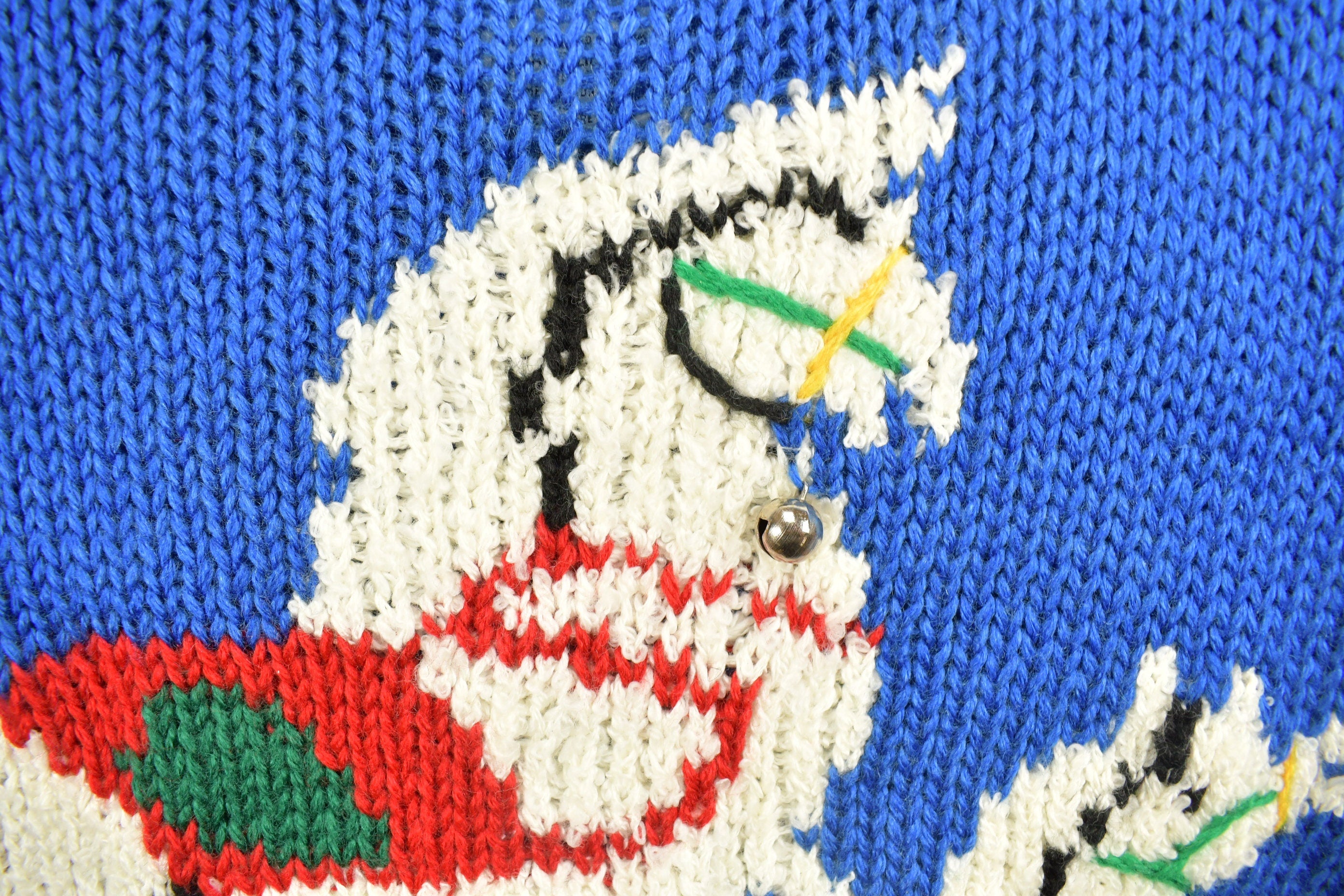 Vintage 1980s Marry Go Round Horse Knitted Sweater
