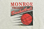 Vintage 1990's Monroe Trojans Highschool Basketball Crewneck