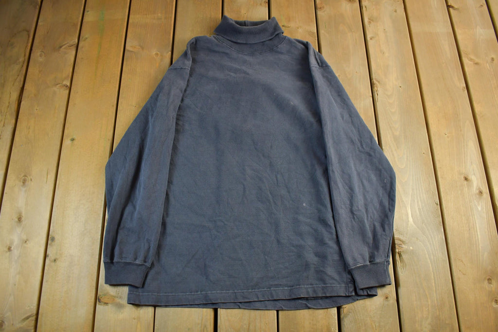 Vintage 1990s Polo Country Ralph Lauren Turtle Neck Shirt Men's Medium
