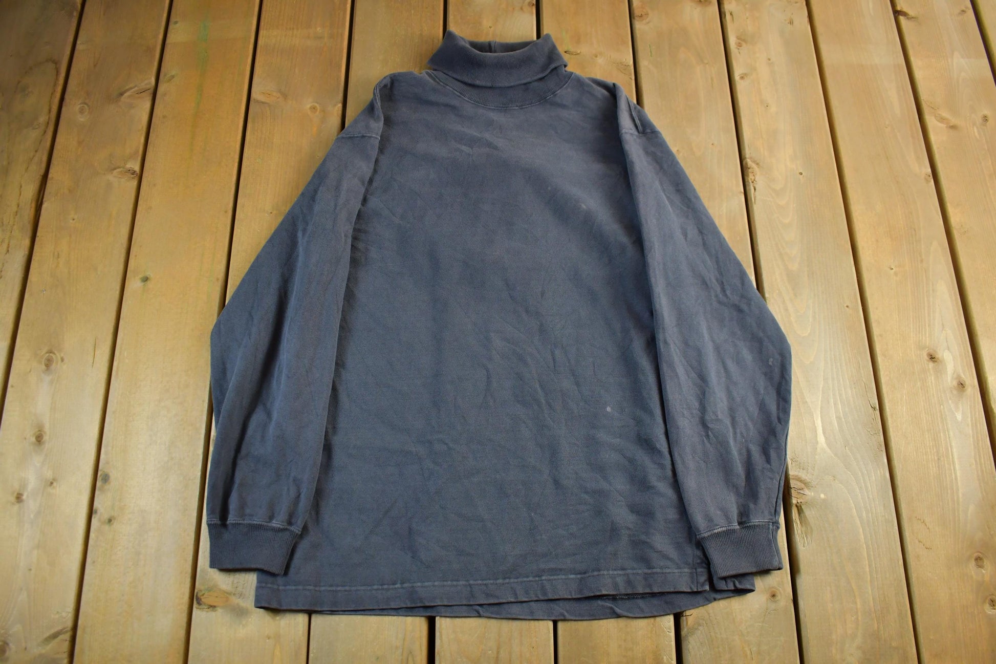 Vintage 1990s Polo Country Ralph Lauren Turtle Neck Shirt Men's Medium