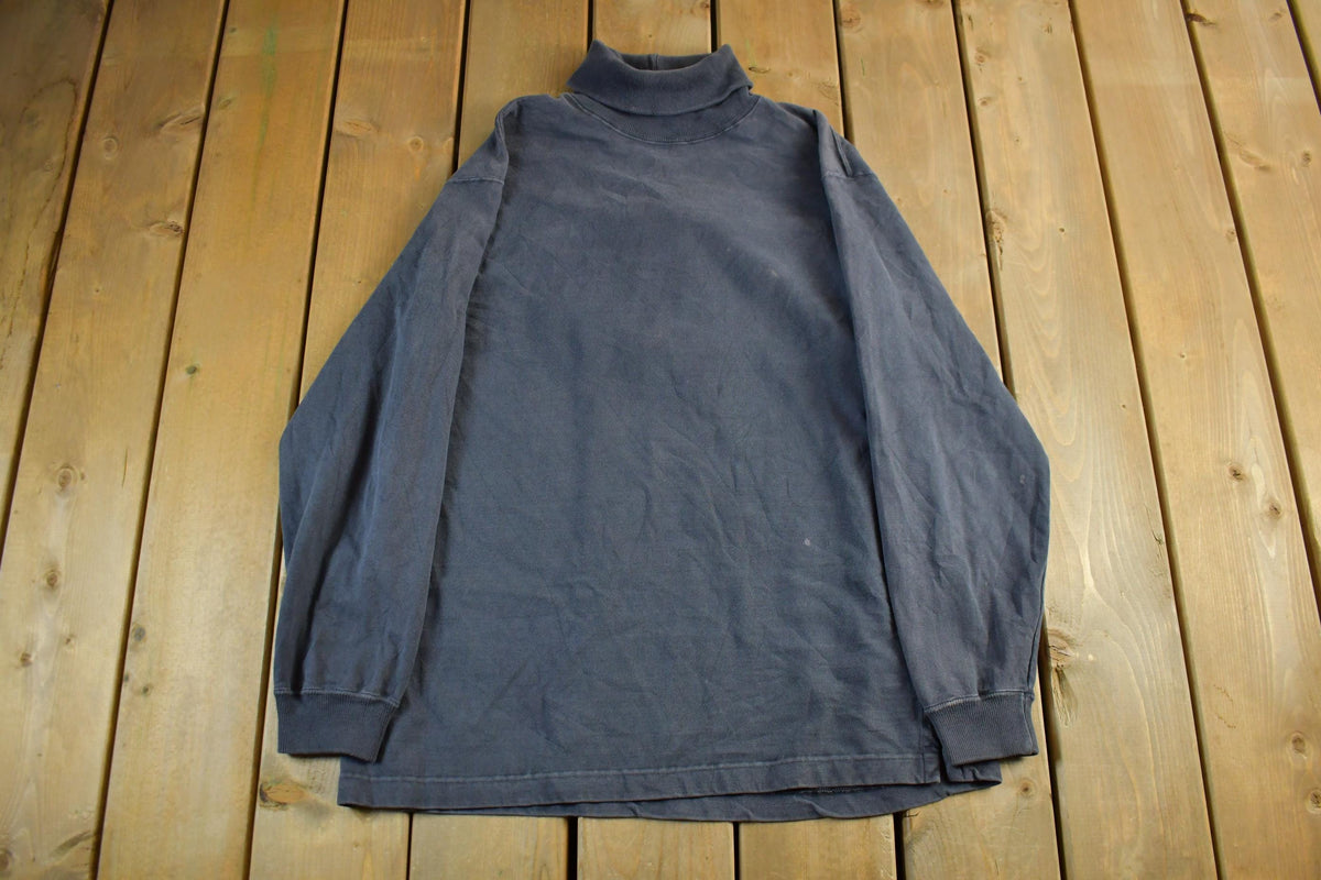 Vintage 1990s Polo Country Ralph Lauren Turtle Neck Shirt Men's Medium