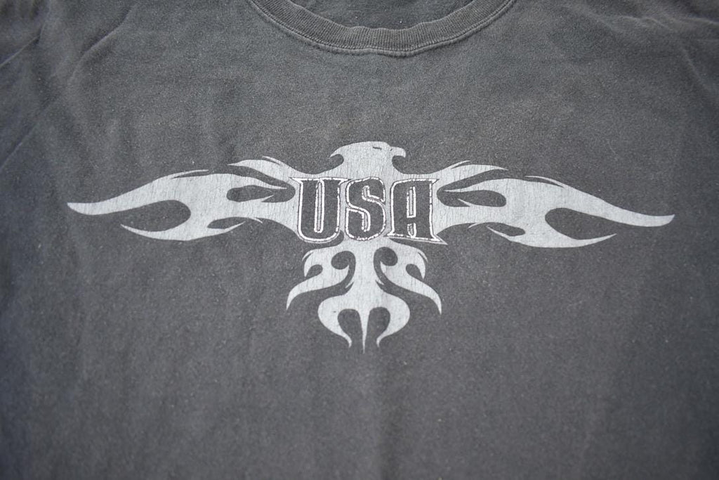 Vintage 1990s USA Biker Souvenir Travel T-Shirt Made In USA