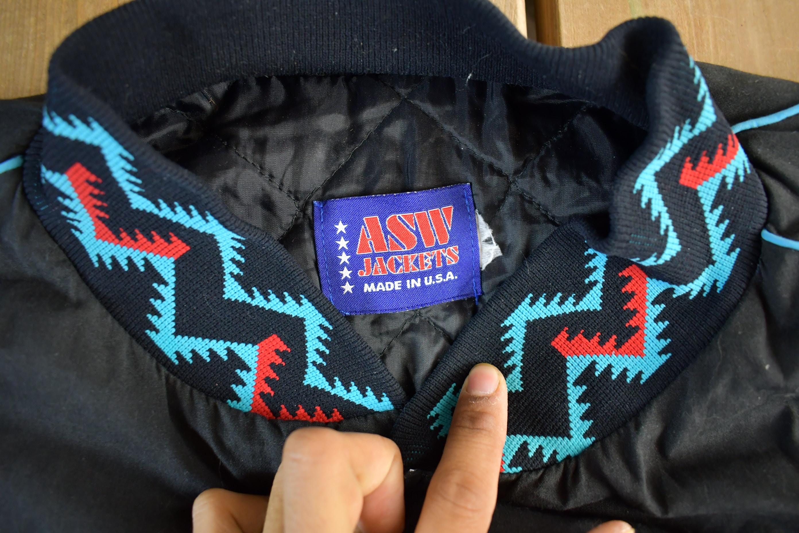 Vintage 1990s AWS Jackets Aztec Jacket Men's 4XL-5XL