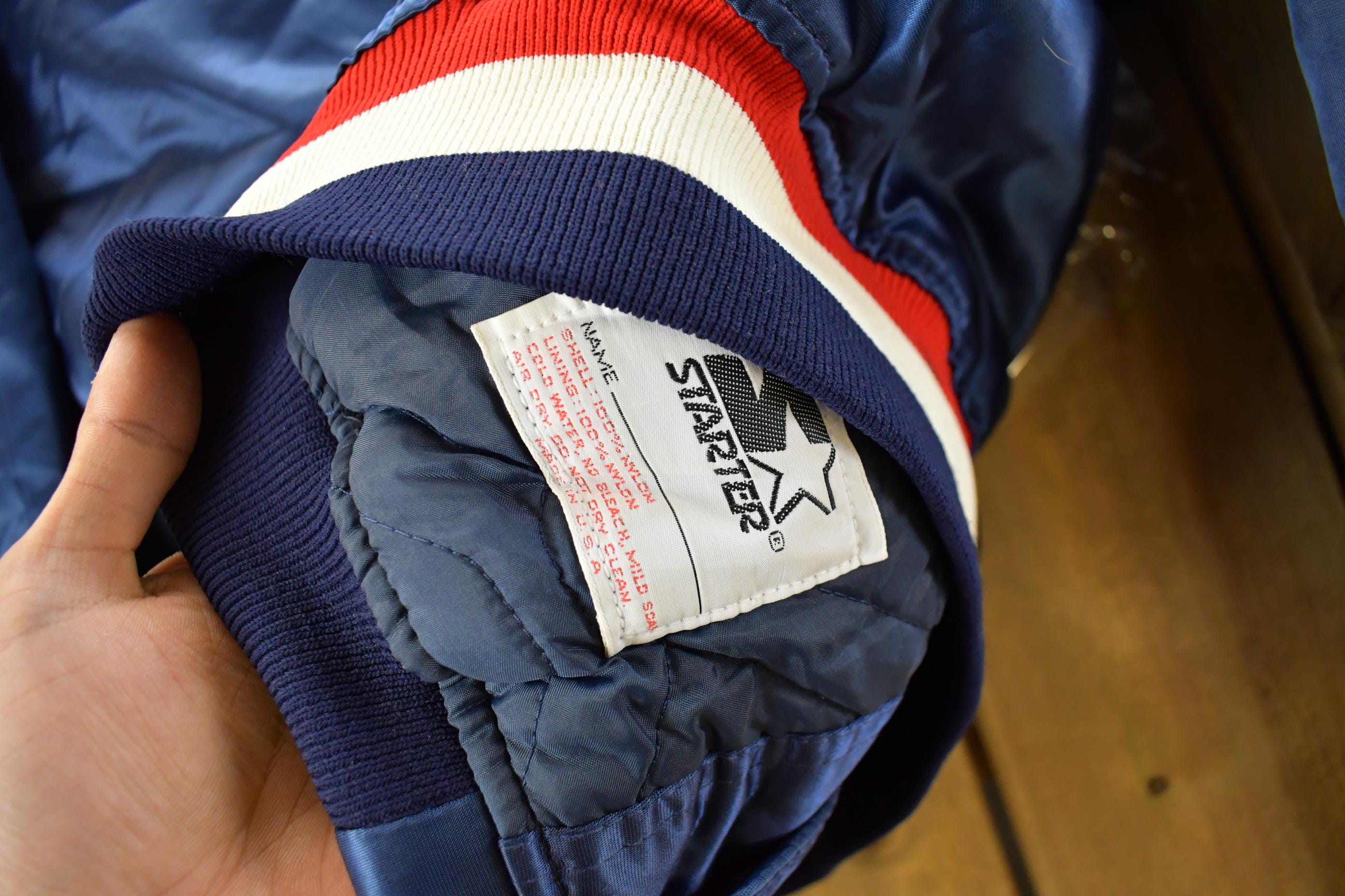 Vintage 1990s Boston Red Sox Starter MLB Satin Snap On Jacket Men's XL