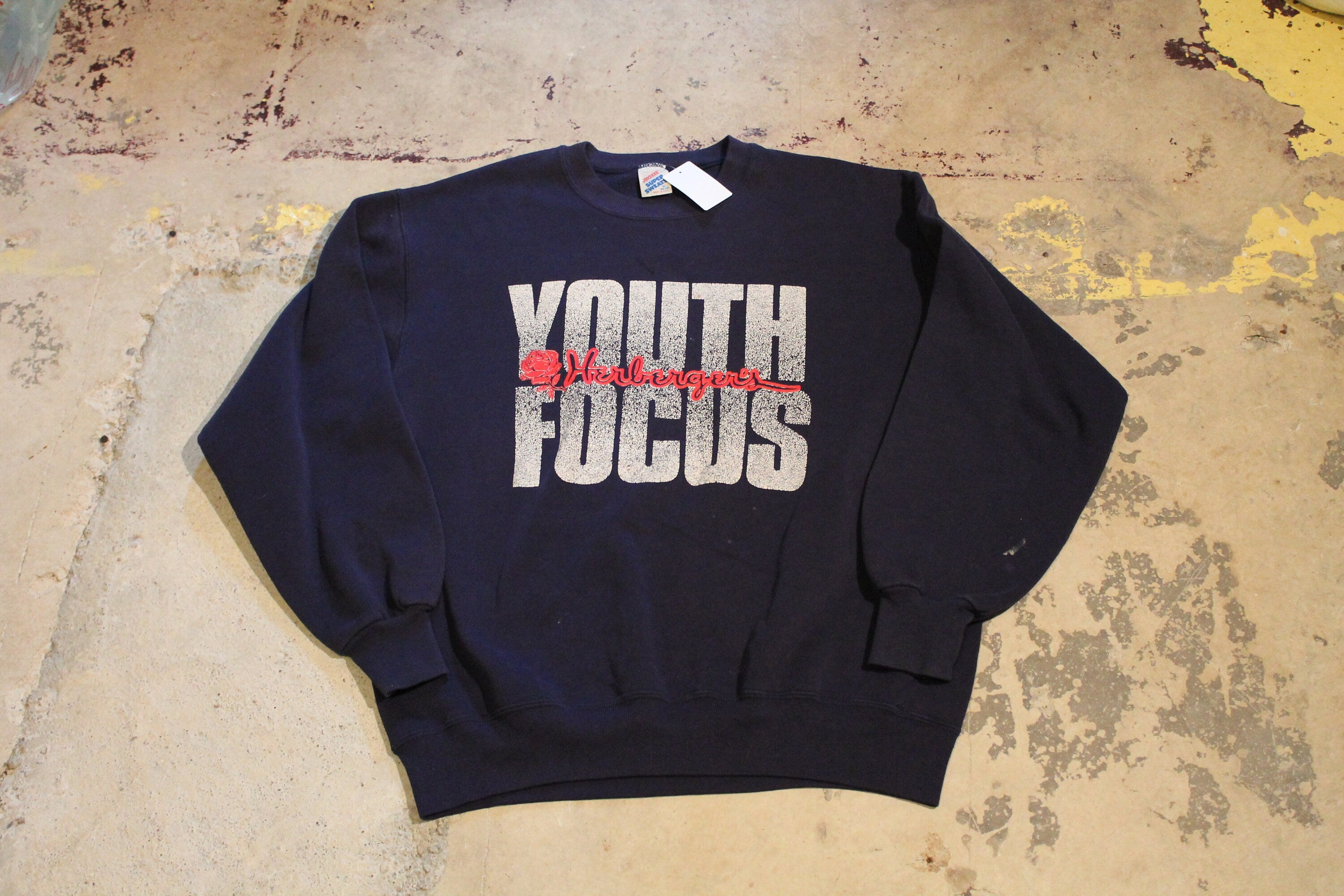 Vintage 1990s Herberger's Youth Focus Crewneck Sweater