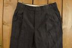 Vintage 1980s Levi's Pleated Plaid Pants Size 29 x 28