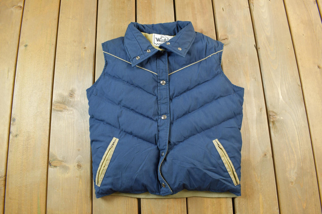 Vintage 1980s Woolrich Woman Puffer Vest