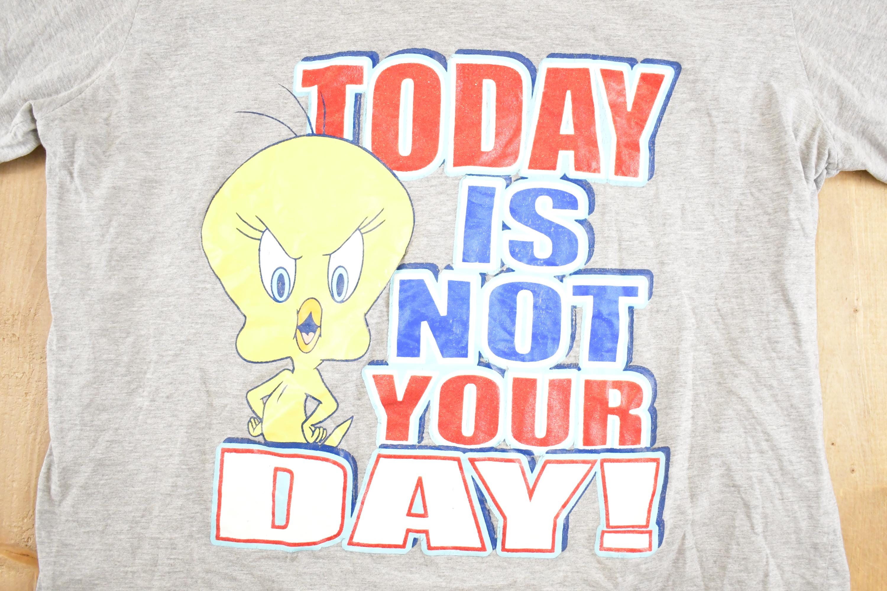 Vintage 1990s Looney Tunes Tweety Bird T Shirt Women's XL / Vintage Warner Brothers Shirt / Warner Bros Cartoon Shirt