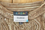 Vintage 1990s Coogi Made In Australia 3D knit 100% Cotton Abstract Pattern Crewneck Sweater