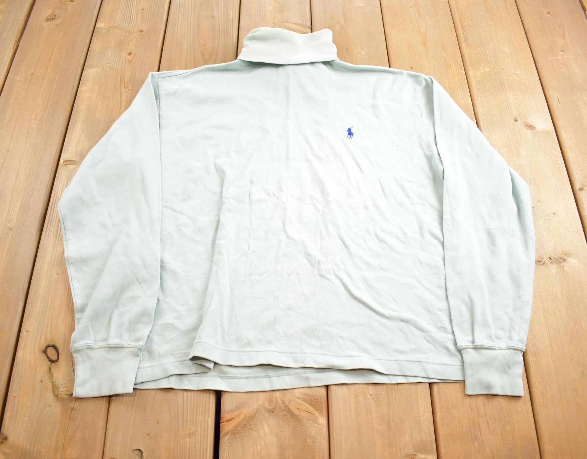 Vintage 1990s Polo Sport Ralph Lauren Basic Turtleneck Made In USA