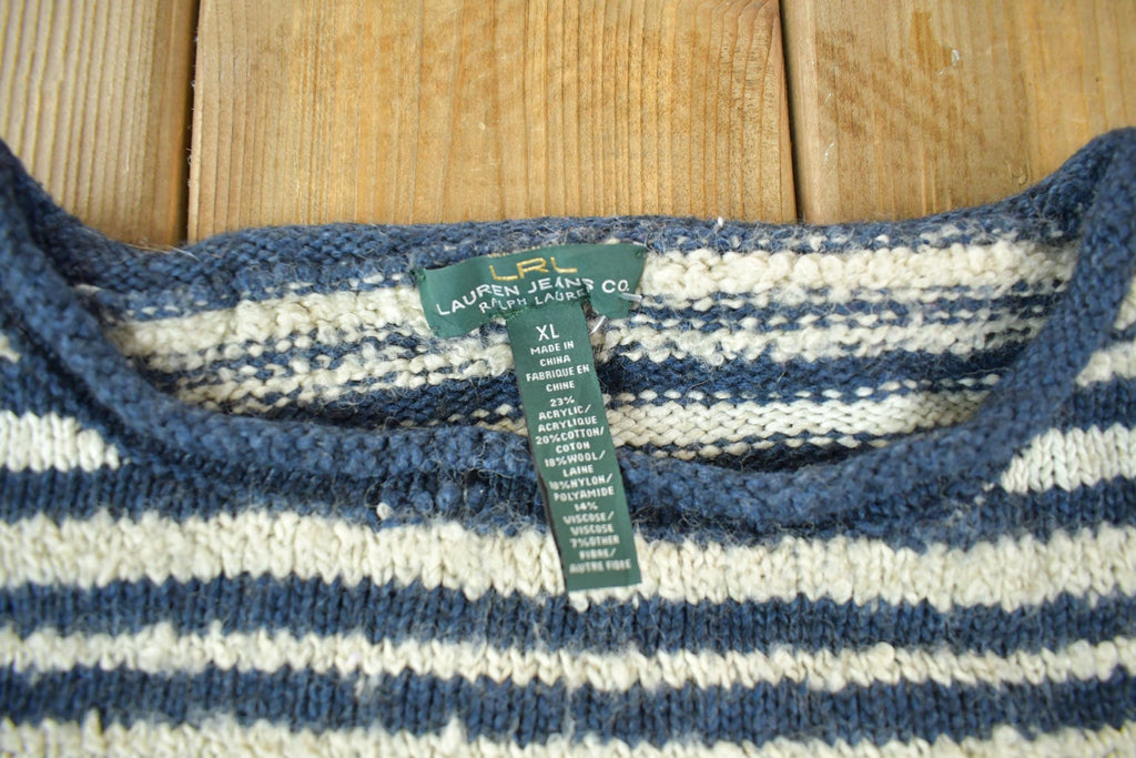 Vintage 1990s Lauren Ralph Lauren Knit Crewneck Sweater Women's S-M