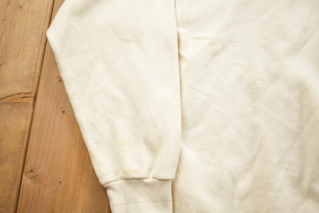Vintage 1990s Floral Theme Crewneck Sweater