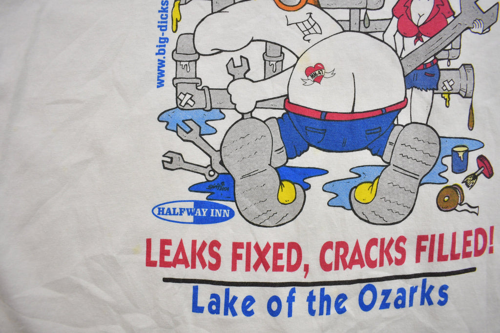 Vintage 1990s "Big Dick's Plumbing" Graphic T Shirt