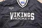 Vintage 1980s Holloway Vikings Hockey Embroidered Pullover Windbreaker Jacket