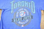 Vintage 1990s Toronto Blue Jays Member Club Nutmeg MLB Graphic T-shirt