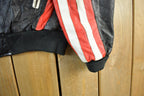 Vintage 1990s WHEREMI USA Leather Jacket Men's XL