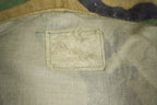Vintage Military Camo Button Up Jacket