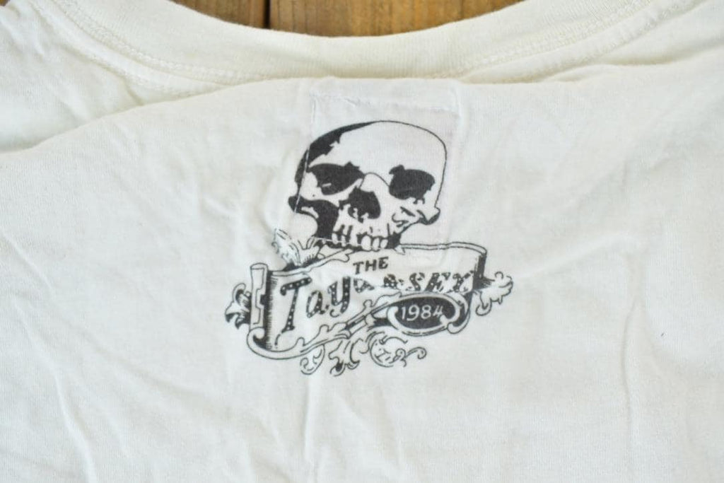 Deadstock Women Vintage Vigoss Gold Y2K Postage T-Shirt