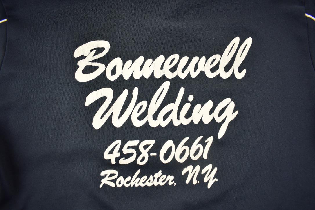 Vintage 1970s Bonnewell Welding Chain Stitched Shirt